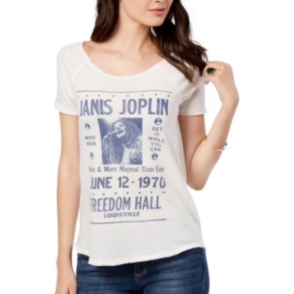 Lucky Brand Janis Joplin Vintage inspired tee XS